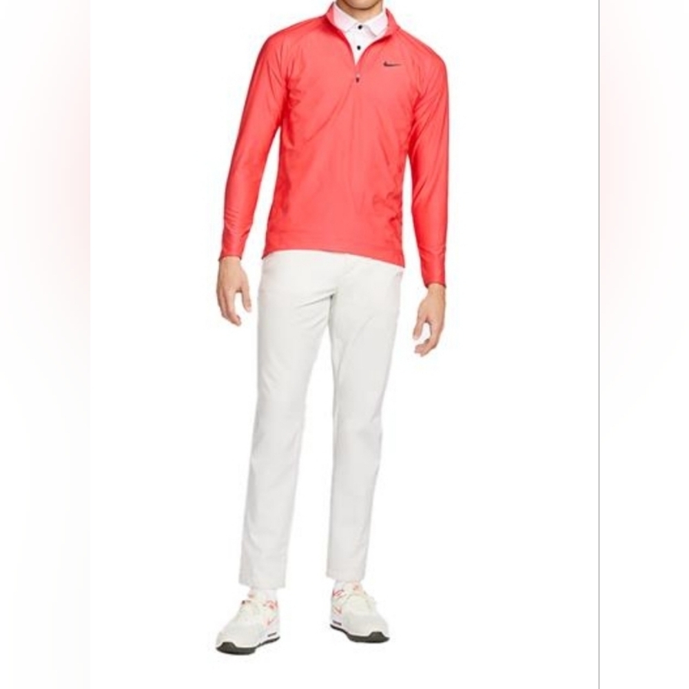 Nike Dri-FIT ADV Tour 1/2-Zip Golf Top, XL, Ember Glow